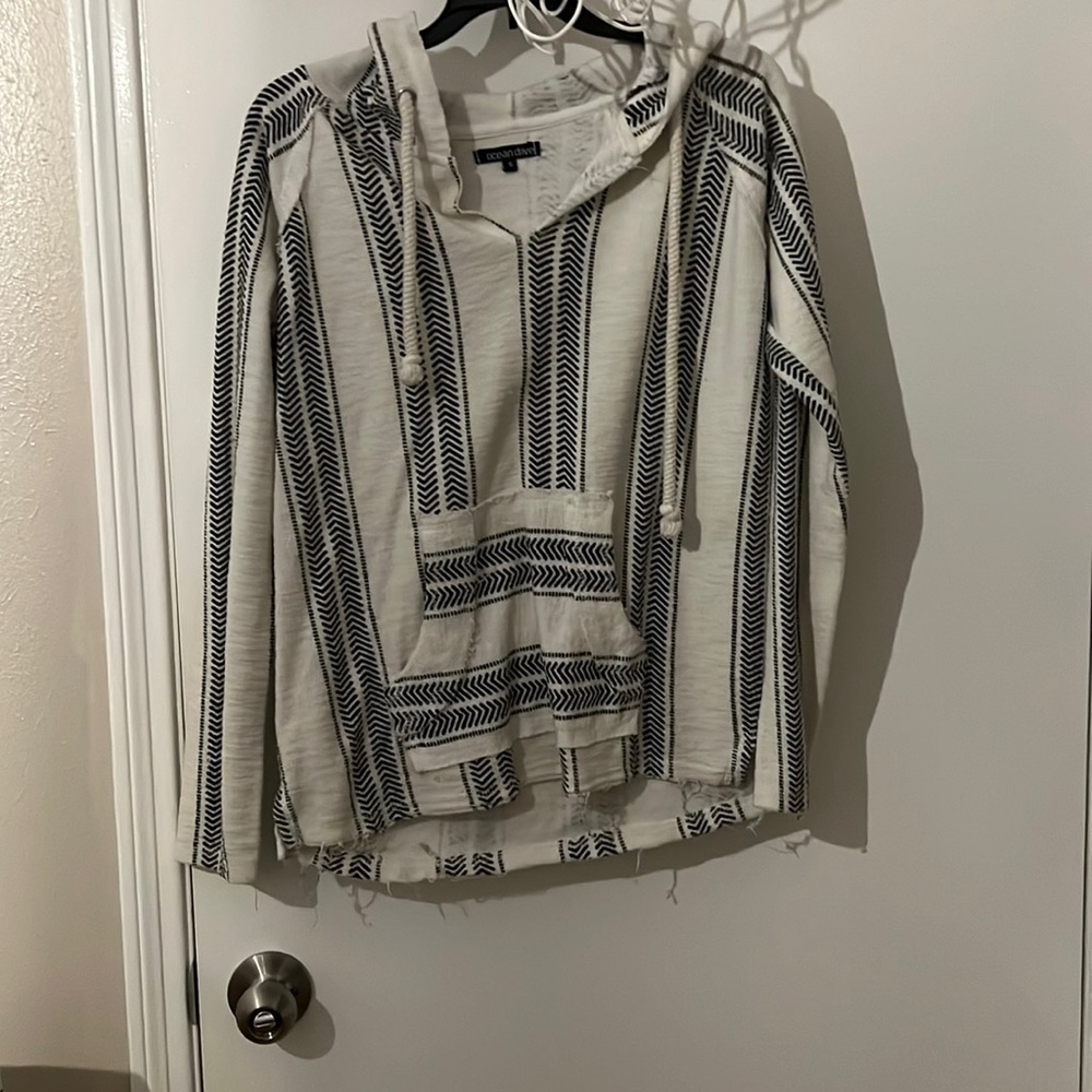 Womens Poncho Style Slim Hoodie